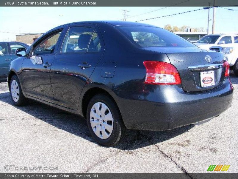 Flint Mica / Dark Charcoal 2009 Toyota Yaris Sedan