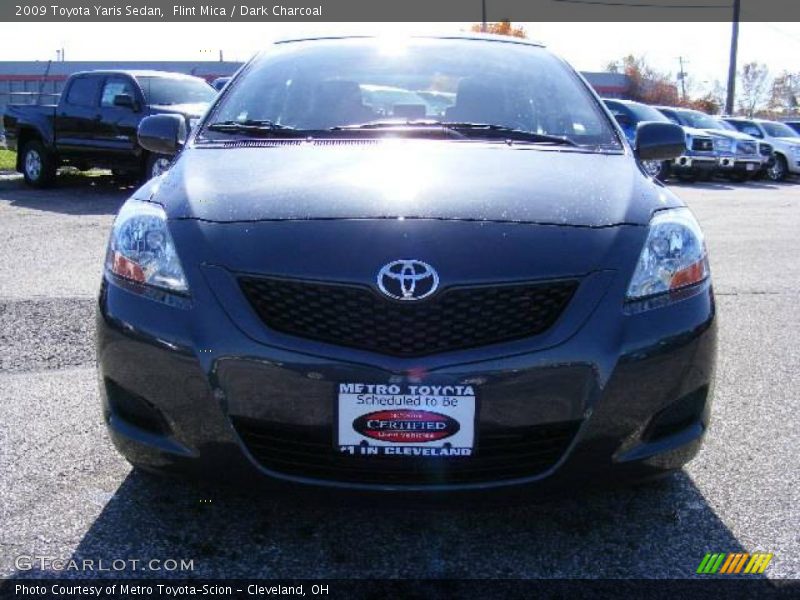 Flint Mica / Dark Charcoal 2009 Toyota Yaris Sedan