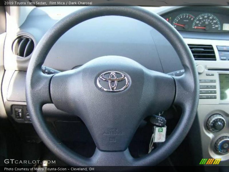 Flint Mica / Dark Charcoal 2009 Toyota Yaris Sedan