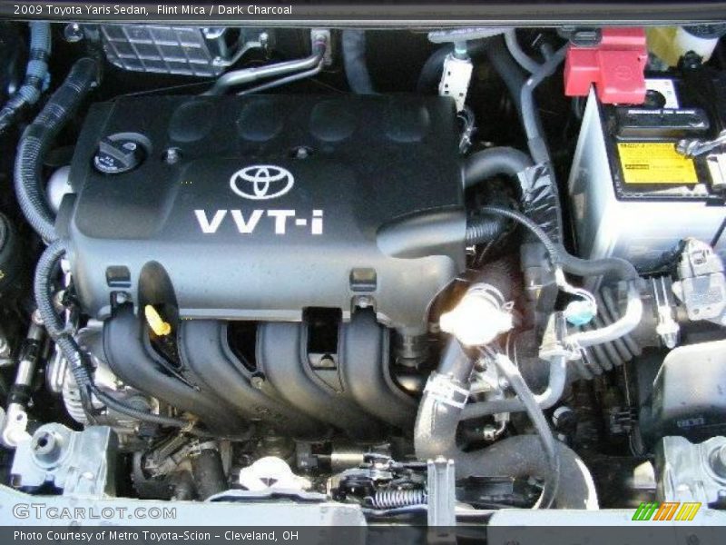 Flint Mica / Dark Charcoal 2009 Toyota Yaris Sedan