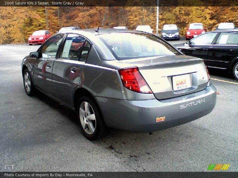 Storm Gray / Gray 2006 Saturn ION 3 Sedan