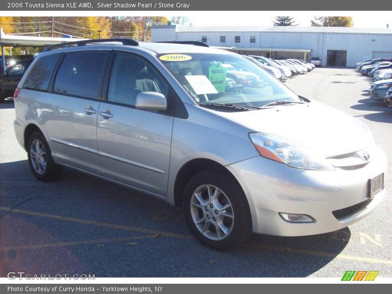 Silver Shadow Pearl / Stone Gray 2006 Toyota Sienna XLE AWD