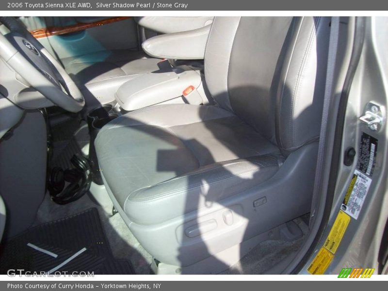Silver Shadow Pearl / Stone Gray 2006 Toyota Sienna XLE AWD