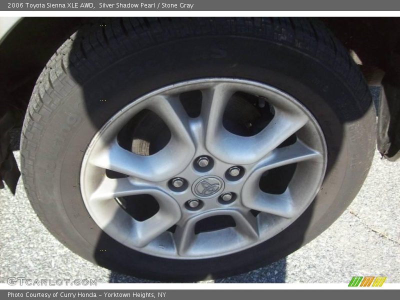 Silver Shadow Pearl / Stone Gray 2006 Toyota Sienna XLE AWD
