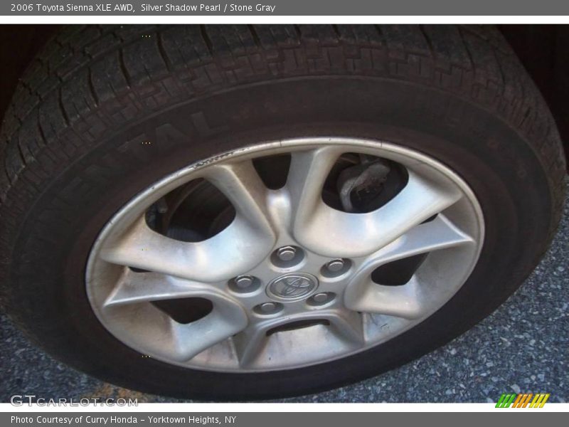 Silver Shadow Pearl / Stone Gray 2006 Toyota Sienna XLE AWD