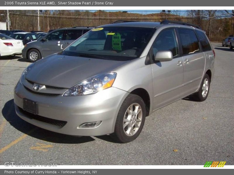 Silver Shadow Pearl / Stone Gray 2006 Toyota Sienna XLE AWD