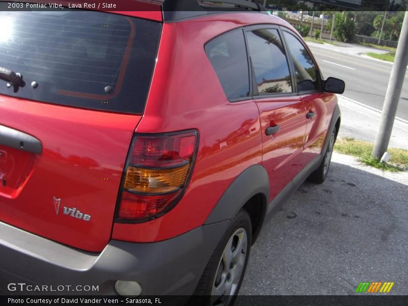 Lava Red / Slate 2003 Pontiac Vibe