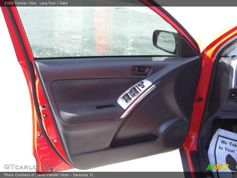Lava Red / Slate 2003 Pontiac Vibe