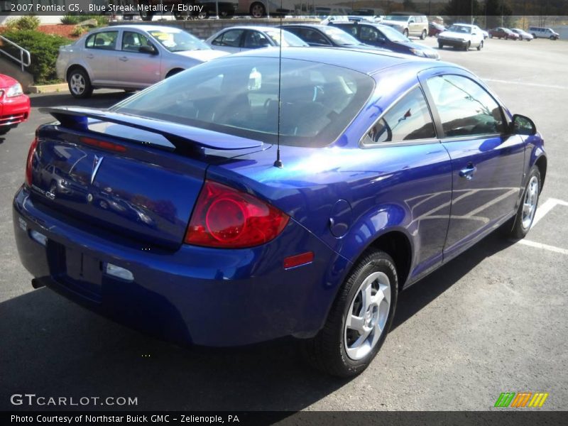 Blue Streak Metallic / Ebony 2007 Pontiac G5