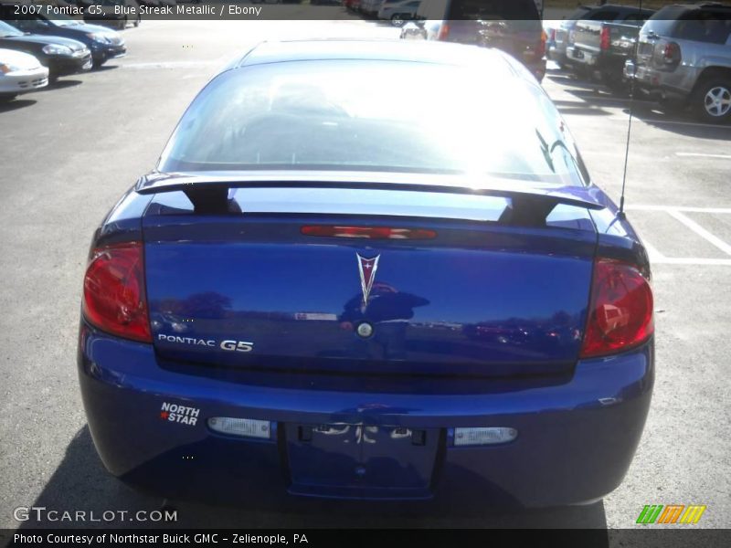 Blue Streak Metallic / Ebony 2007 Pontiac G5