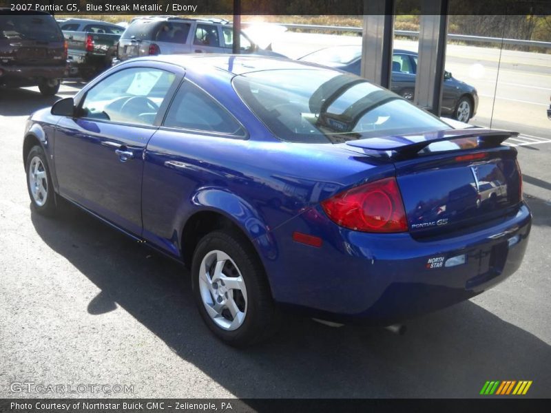 Blue Streak Metallic / Ebony 2007 Pontiac G5