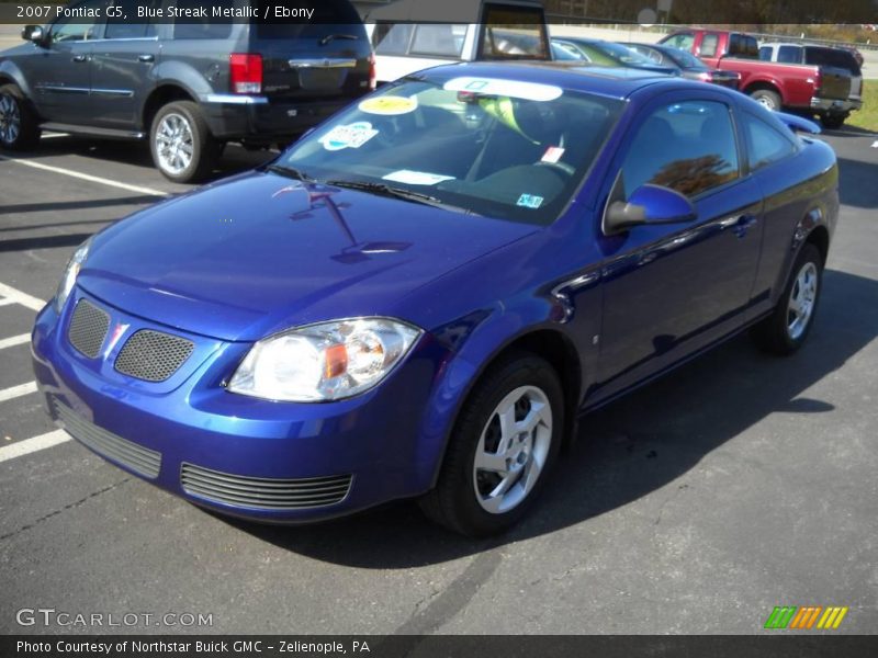 Blue Streak Metallic / Ebony 2007 Pontiac G5