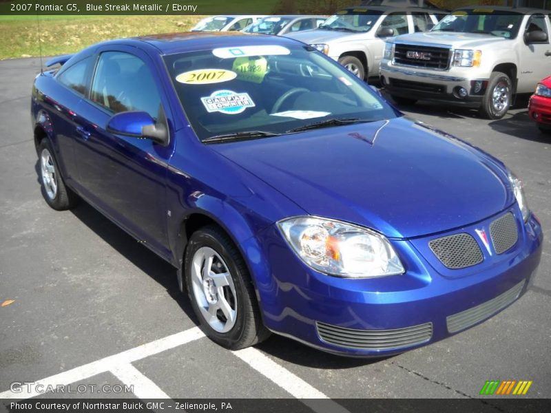 Blue Streak Metallic / Ebony 2007 Pontiac G5