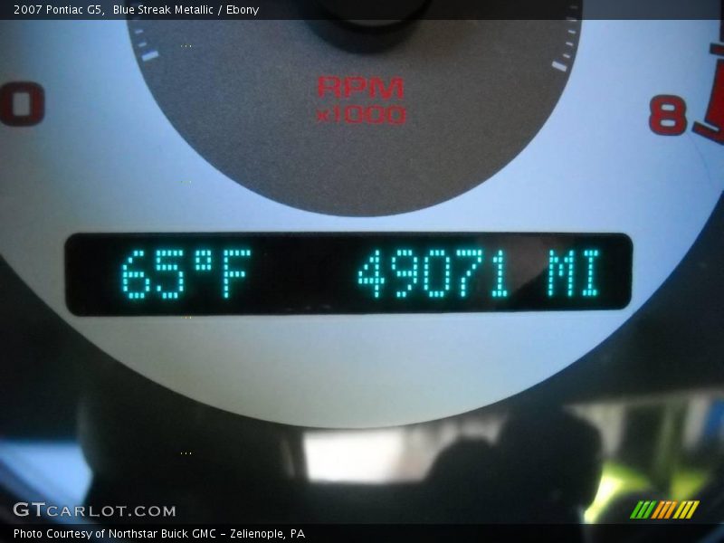 Blue Streak Metallic / Ebony 2007 Pontiac G5