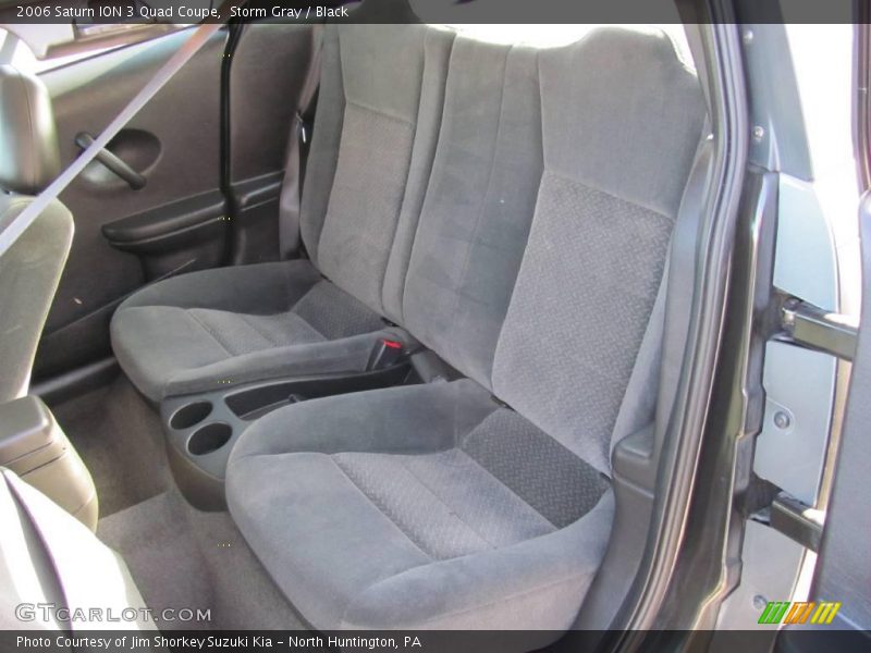 Storm Gray / Black 2006 Saturn ION 3 Quad Coupe