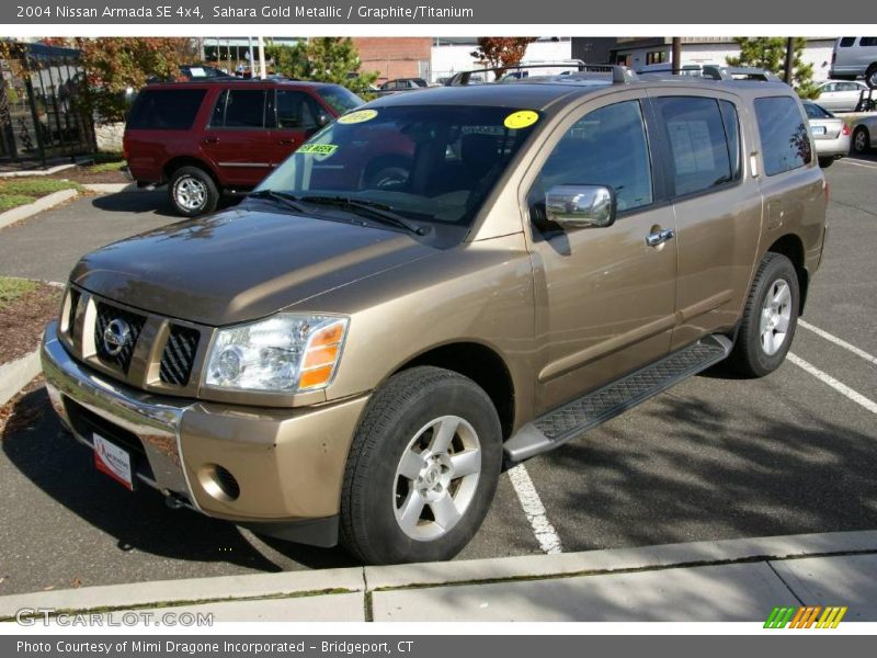 Sahara Gold Metallic / Graphite/Titanium 2004 Nissan Armada SE 4x4
