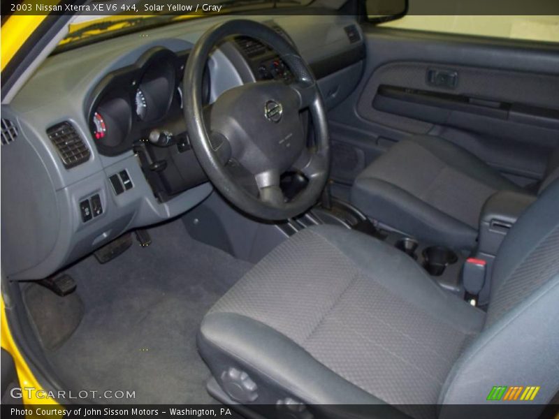 Solar Yellow / Gray 2003 Nissan Xterra XE V6 4x4