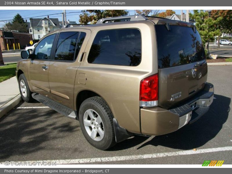Sahara Gold Metallic / Graphite/Titanium 2004 Nissan Armada SE 4x4
