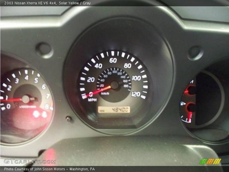 Solar Yellow / Gray 2003 Nissan Xterra XE V6 4x4