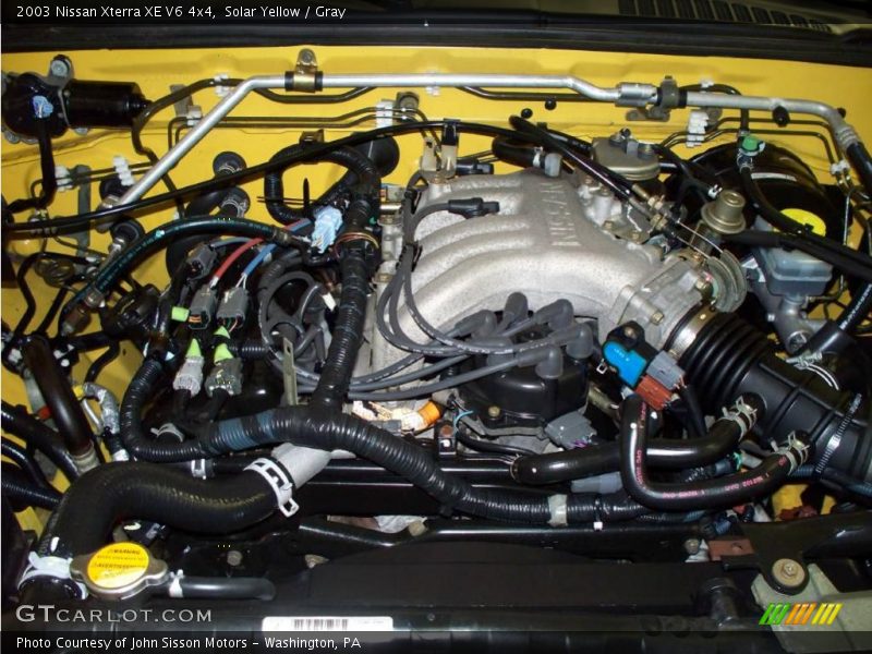 Solar Yellow / Gray 2003 Nissan Xterra XE V6 4x4