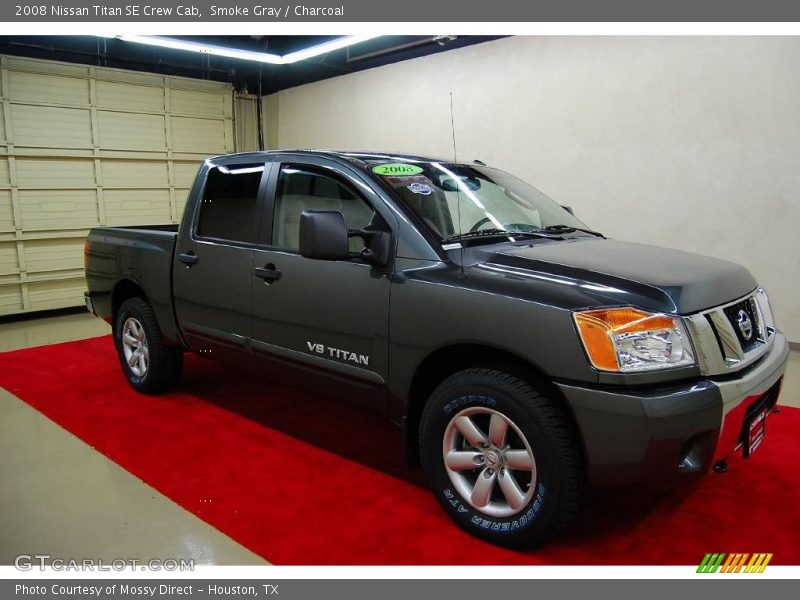 Smoke Gray / Charcoal 2008 Nissan Titan SE Crew Cab