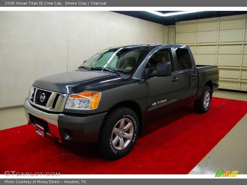 Smoke Gray / Charcoal 2008 Nissan Titan SE Crew Cab