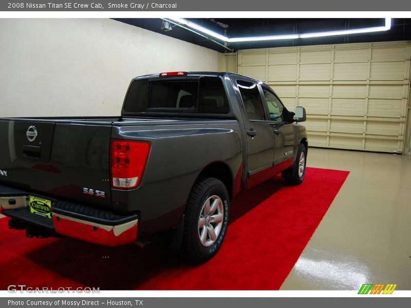 Smoke Gray / Charcoal 2008 Nissan Titan SE Crew Cab