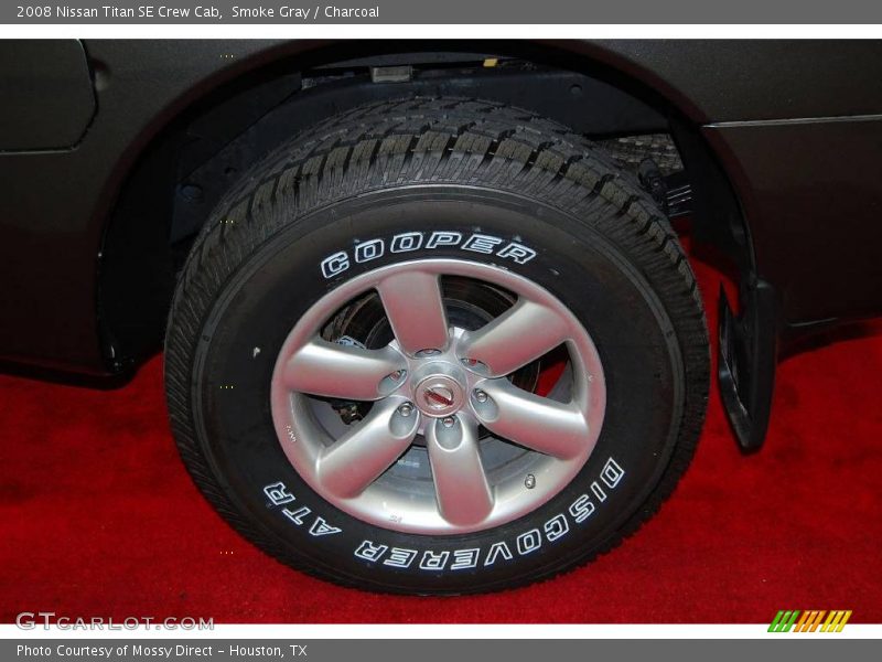 Smoke Gray / Charcoal 2008 Nissan Titan SE Crew Cab