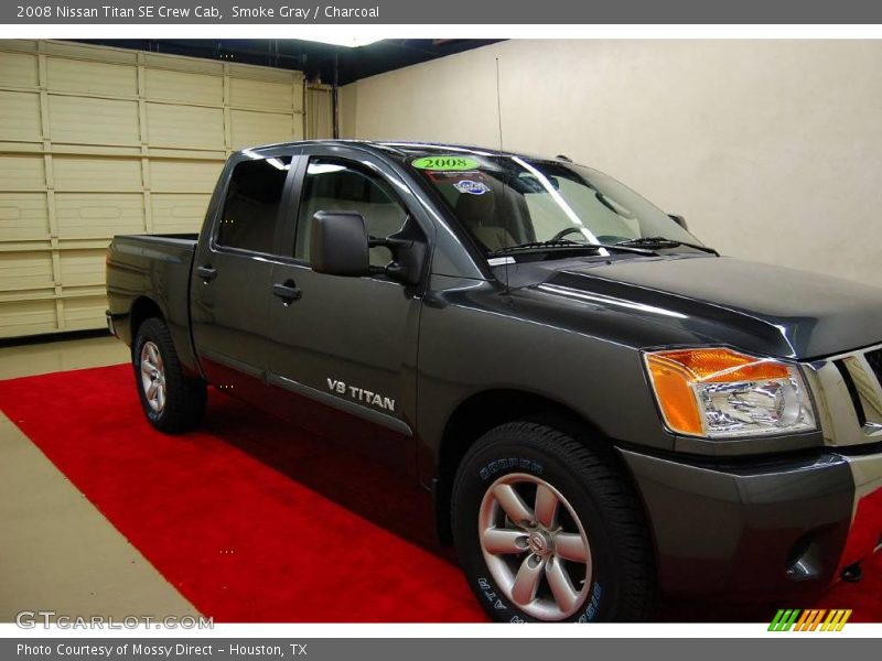 Smoke Gray / Charcoal 2008 Nissan Titan SE Crew Cab
