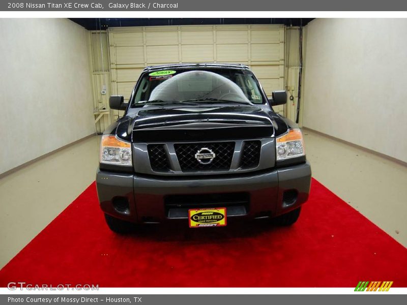 Galaxy Black / Charcoal 2008 Nissan Titan XE Crew Cab