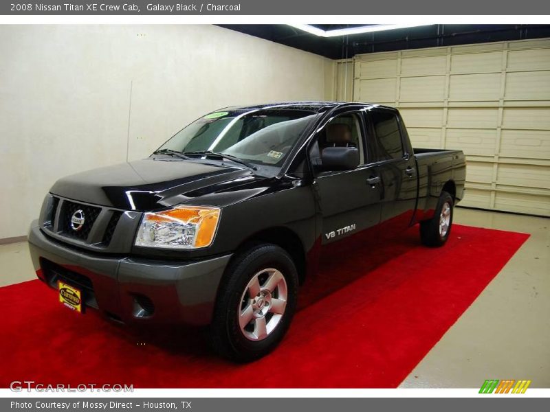 Galaxy Black / Charcoal 2008 Nissan Titan XE Crew Cab