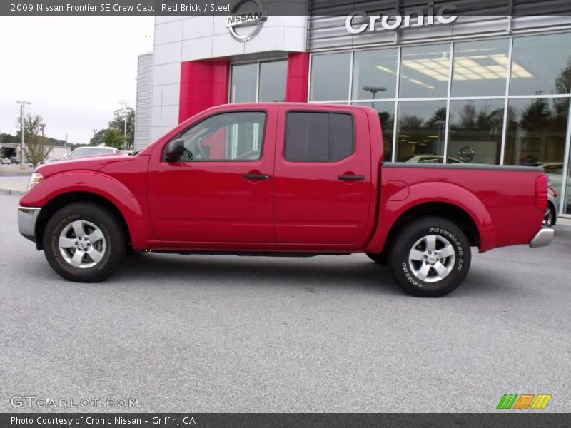 Red Brick / Steel 2009 Nissan Frontier SE Crew Cab