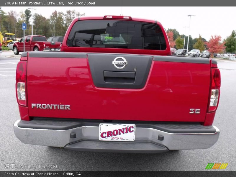 Red Brick / Steel 2009 Nissan Frontier SE Crew Cab