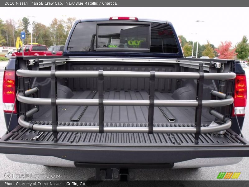 Navy Blue Metallic / Charcoal 2010 Nissan Titan SE Crew Cab