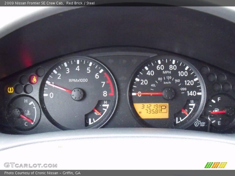 Red Brick / Steel 2009 Nissan Frontier SE Crew Cab