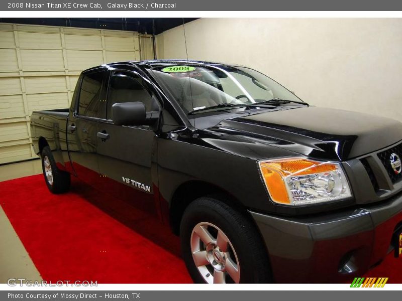 Galaxy Black / Charcoal 2008 Nissan Titan XE Crew Cab