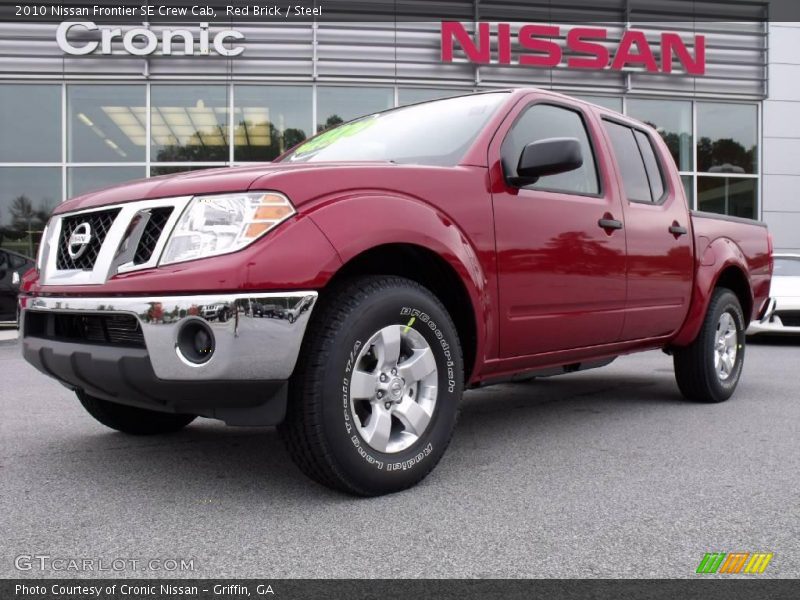 Red Brick / Steel 2010 Nissan Frontier SE Crew Cab