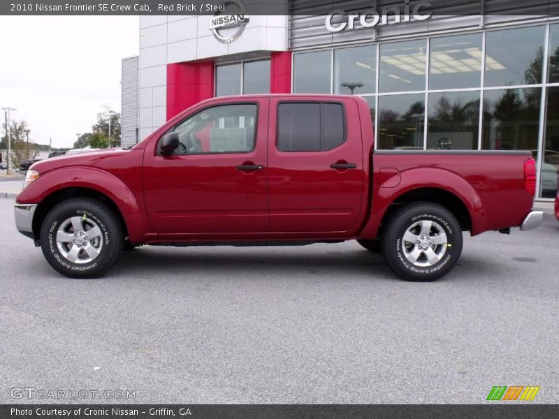 Red Brick / Steel 2010 Nissan Frontier SE Crew Cab