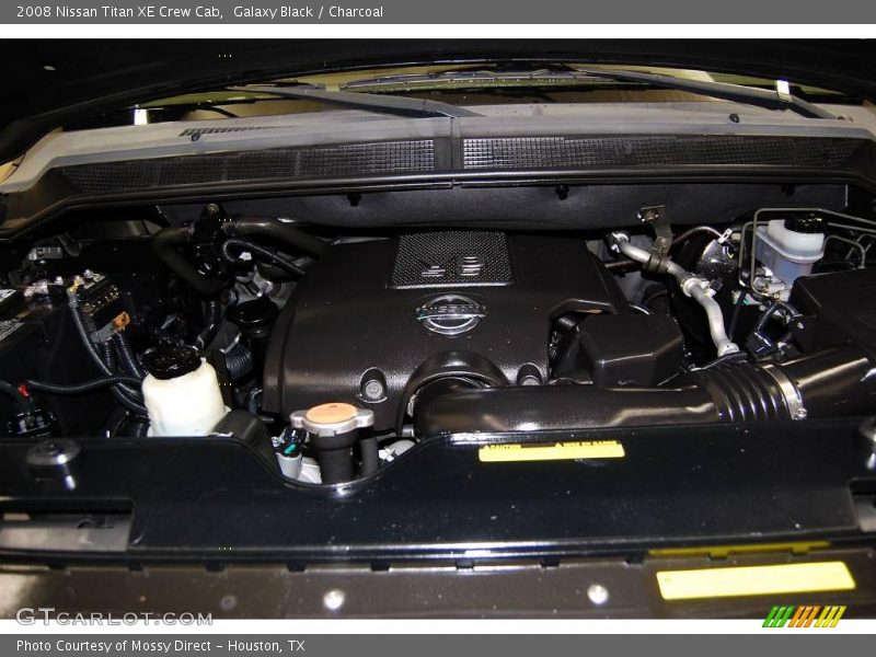 Galaxy Black / Charcoal 2008 Nissan Titan XE Crew Cab