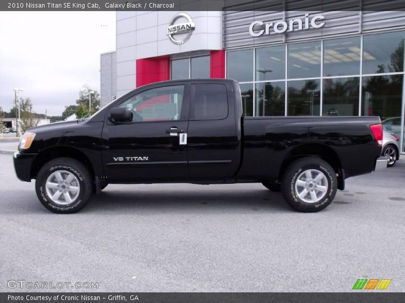 Galaxy Black / Charcoal 2010 Nissan Titan SE King Cab