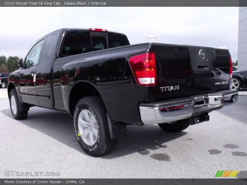 Galaxy Black / Charcoal 2010 Nissan Titan SE King Cab