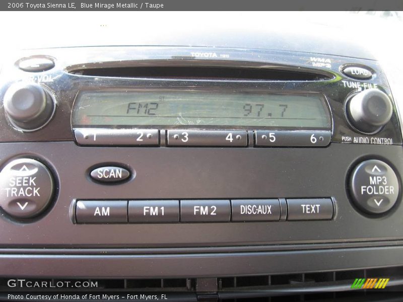 Blue Mirage Metallic / Taupe 2006 Toyota Sienna LE