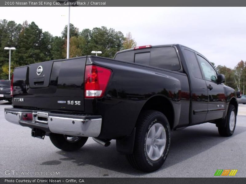 Galaxy Black / Charcoal 2010 Nissan Titan SE King Cab