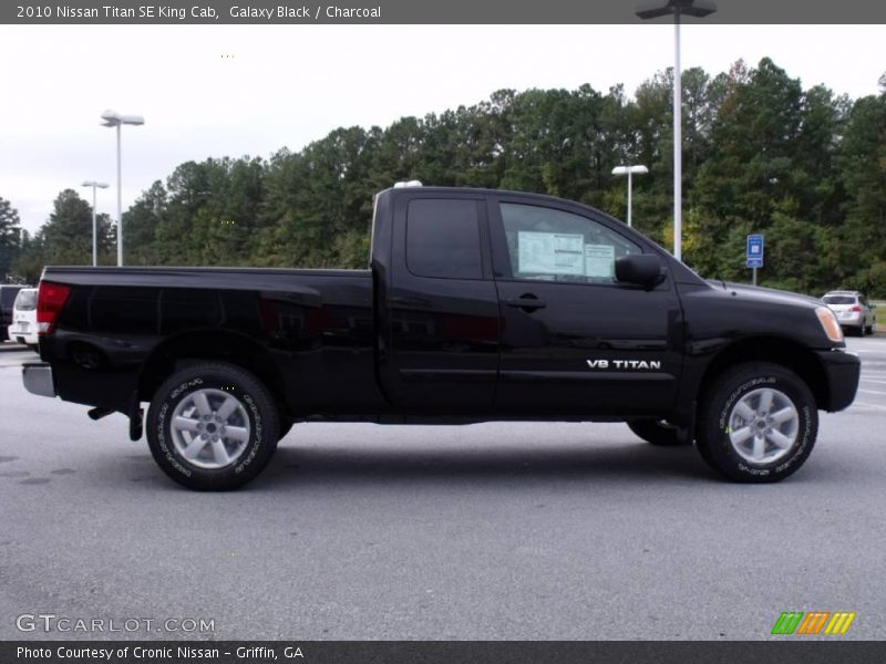 Galaxy Black / Charcoal 2010 Nissan Titan SE King Cab