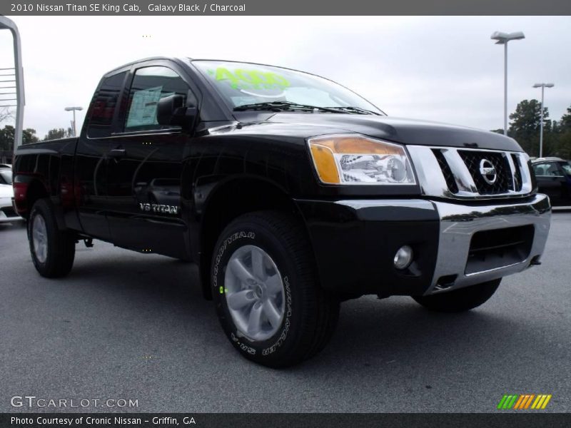 Galaxy Black / Charcoal 2010 Nissan Titan SE King Cab
