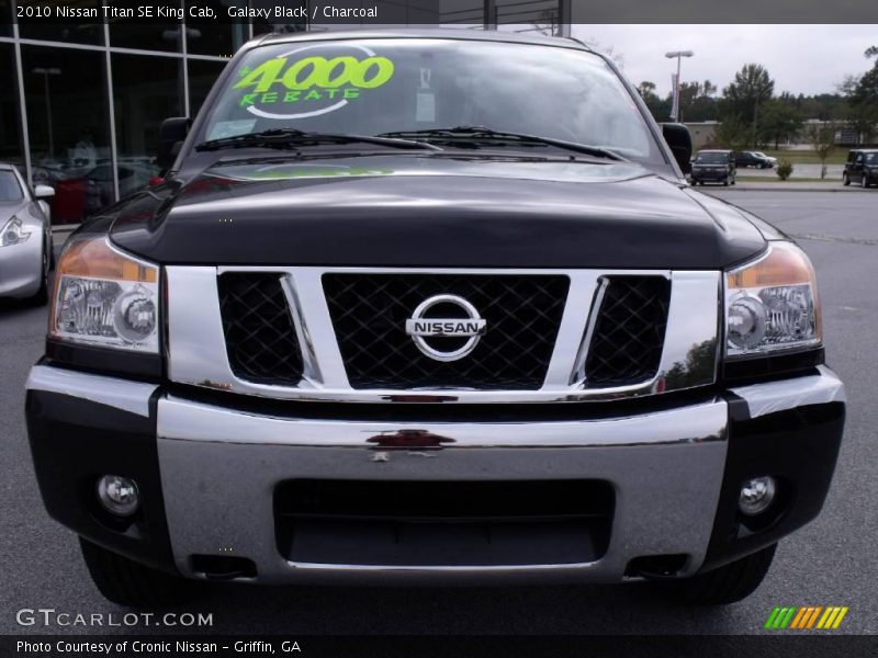 Galaxy Black / Charcoal 2010 Nissan Titan SE King Cab