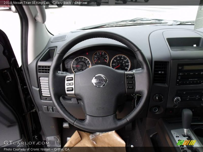 Galaxy Black / Charcoal 2010 Nissan Titan SE King Cab