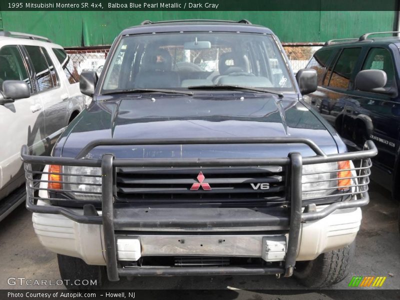 Balboa Blue Pearl Metallic / Dark Gray 1995 Mitsubishi Montero SR 4x4