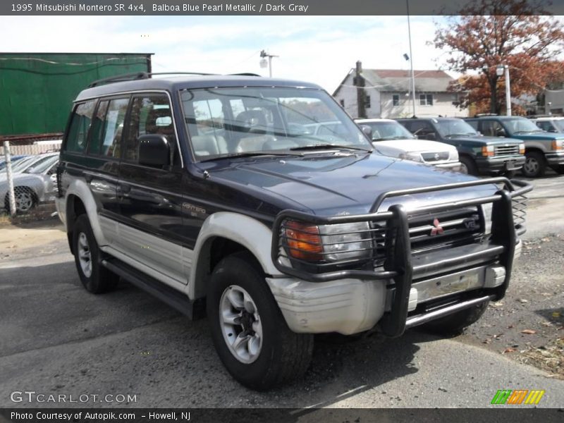 Balboa Blue Pearl Metallic / Dark Gray 1995 Mitsubishi Montero SR 4x4