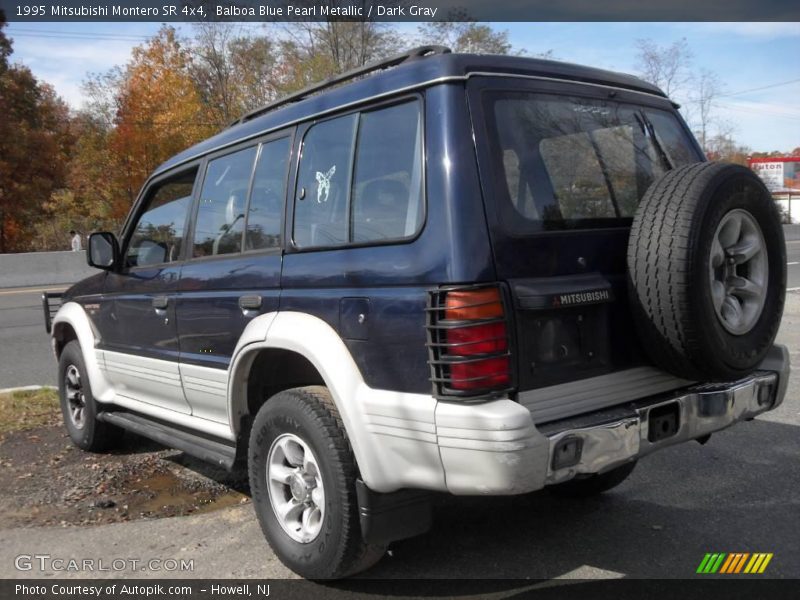 Balboa Blue Pearl Metallic / Dark Gray 1995 Mitsubishi Montero SR 4x4